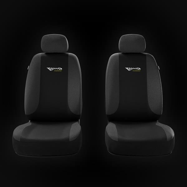 Coprisedili per Lancia Y, Ypsilon I, II, III, IV (1985-2019) - fodere  sedili universali - set coprisedili auto - Auto-Dekor - Comfort - nero nero