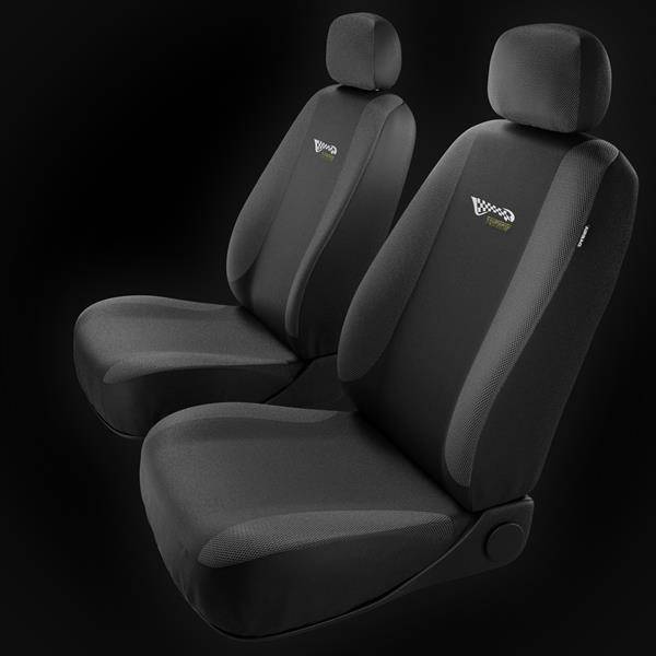 Set coprisedili/poggiatesta su misura lancia ypsilon 2012 - nero