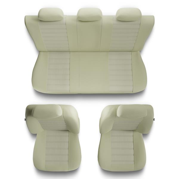 Coprisedili per Mercedes-Benz Classe A W168, W169 (1997-2012) - fodere  sedili universali - set coprisedili auto - Auto-Dekor - Modern - MG-3  (beige) MG-3 (beige)