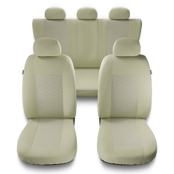 Set Coprisedili Auto 7 Posti Seat Cover Protezioni Universali per Macchina  Tessuto Poliestere