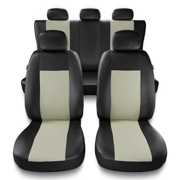 Coprisedili per Peugeot 107 (2004-2013) - fodere sedili universali - set  coprisedili auto - Auto-Dekor - Comfort - beige beige