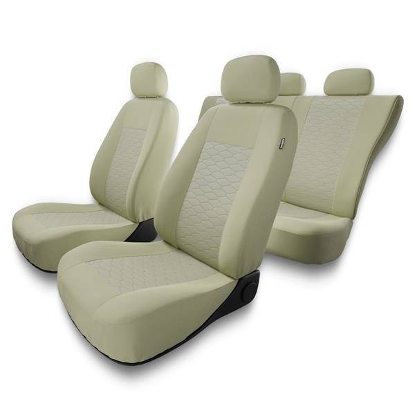 Coprisedili per Seat Ateca (2016-2019) - fodere sedili universali - set coprisedili  auto - Auto-Dekor - Prestige - beige beige