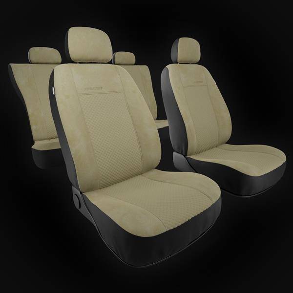 Coprisedili per Seat Ateca (2016-2019) - fodere sedili universali - set coprisedili  auto - Auto-Dekor - Prestige - beige beige