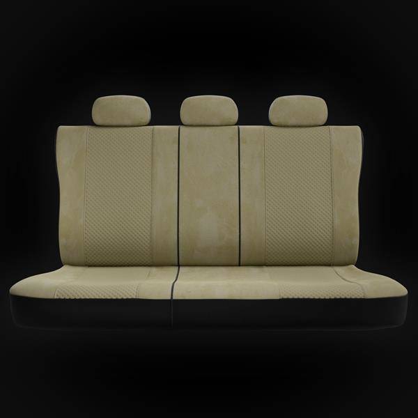 Coprisedili anteriori per Seat Exeo (2009-2013) - fodere sedili universali  - set coprisedili auto - Auto-Dekor - Comfort 1+1 - beige beige