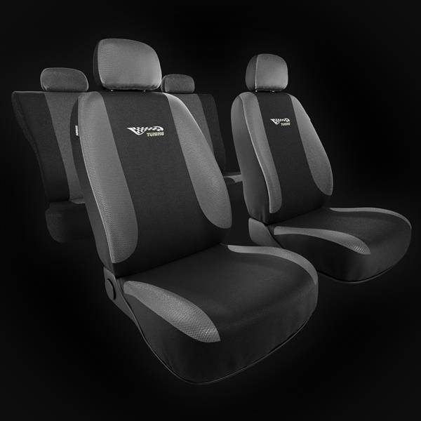 Coprisedili per Seat Exeo (2009-2013) - fodere sedili universali - set  coprisedili auto - Auto-Dekor - Tuning - argento argento
