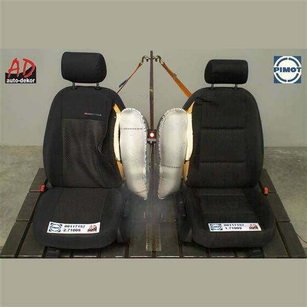 Coprisedili su misura per Dacia Duster SUV (2010-2013) - fodere sedili -  set coprisedili auto - Auto-Dekor - Elegance - P-4 P-4