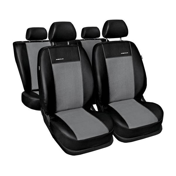 SET FODERE COPRISEDILI SU MISURA (NERO+BIANCO) PER FIAT 500