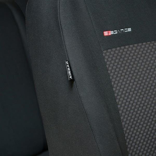 Coprisedili su misura per Fiat Punto II Hatchback, Van (1999-2011) - fodere  sedili - set coprisedili auto - Auto-Dekor - Elegance - P-3 P-3