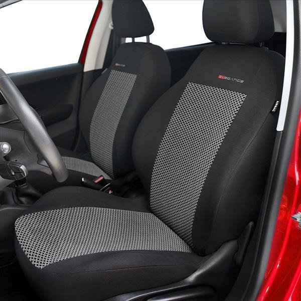 Set: tappetini auto in gomma + coprisedili su misura per Nissan Qashqai II  Crossover (2014-2021) - Elegance - P-3