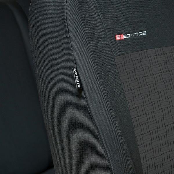 Coprisedili su misura per Peugeot 207 Hatchback, SW (2006-2012) - fodere  sedili - set coprisedili auto - Auto-Dekor - Elegance - P-1 P-1