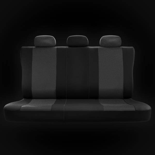 Colore Nero Grigio rmg-distribuzione 1801 Coprisedili per Seat ATECA compatibili con Modelli 2016-in Poi 