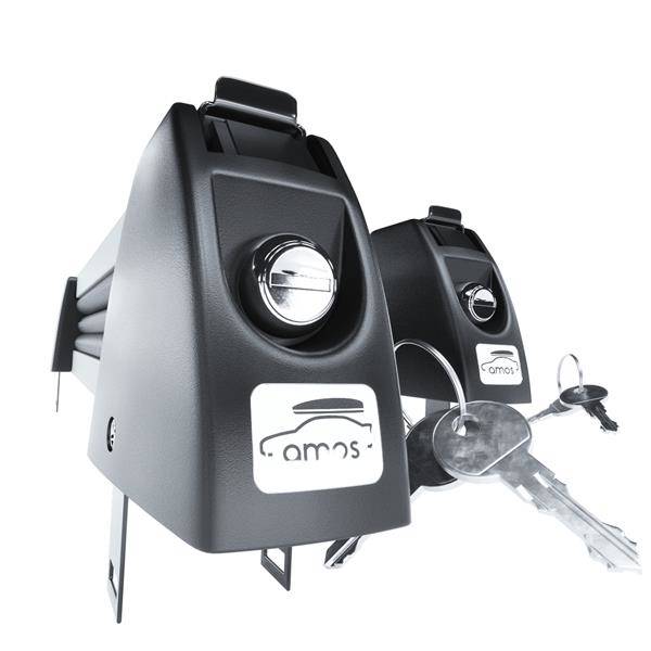 Portasci – Portasci / Portasnowboard- Amos - Ski-Lock 3 SILVER - per 3 paia  di sci o 2 tavole da snowboard