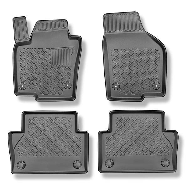 Coprisedili su misura per Skoda Citigo Hatchback (2011-2019) seconda fila: sedile  posteriore intero - fodere sedili - set coprisedili auto - Auto-Dekor -  Premium - nero nero