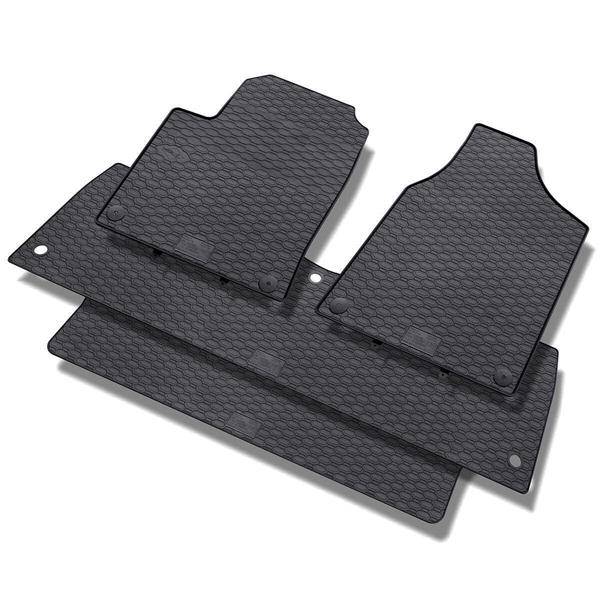 Set: tappetini auto in gomma + tappetino per bagagliaio per Seat Alhambra I  Van (1996-08.2010) - Guardliner - 5/7 posti; sedili 3a fila rimossi