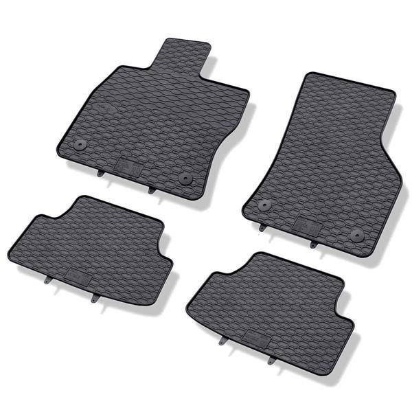 Set: tappetini auto in gomma + tappetino per bagagliaio per Seat Leon III  5F Sportstourer (01.2014-03.2020) - Guardliner