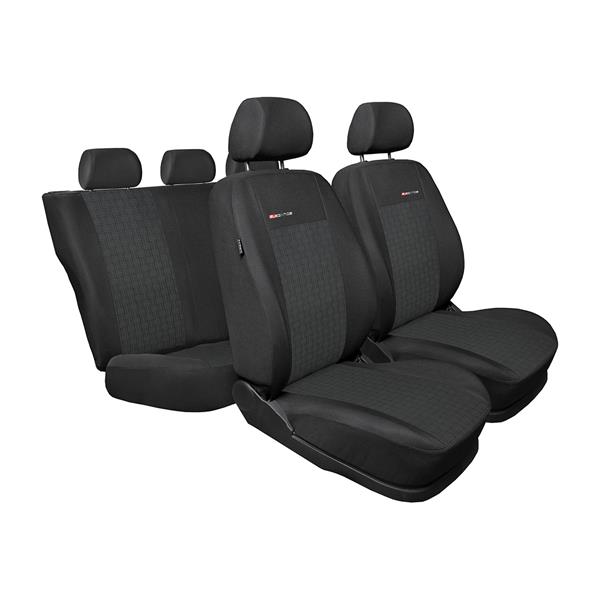 Set: tappetini in velluto + coprisedili cuciti su misura per Audi A3 8P  Hatchback, Sportback (2003-2009) – serie Elegance P-1