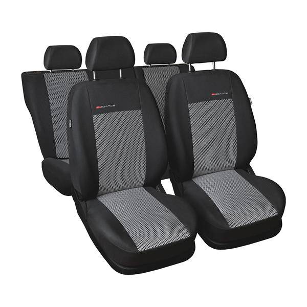 Set: tappetini in velluto + coprisedili cuciti su misura per Fiat Panda III  Hatchback, Van (2012-.) – serie Elegance P-2 - 5 posti