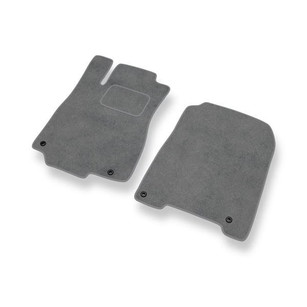 Tappetini auto in velluto per Fiat Punto IV (2012-2018) - tappeti auto  grigio - DGS Autodywan grigio