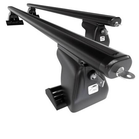 Barre portatutto in alluminio per Hyundai Terracan SUV (2001-2007) - portapacchi auto colore nero - portabagagli barre da tetto - Amos - D-T - Aero - profilo a T