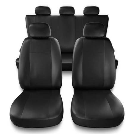 Coprisedili per Audi A4 B5, B6, B7, B8, B9 (1995-....) - fodere sedili universali - set coprisedili auto - Auto-Dekor - Comfort - nero