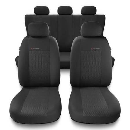 Coprisedili per Nissan Qashqai I, II (2007-2019) - fodere sedili universali - set coprisedili auto - Auto-Dekor - Elegance - P-3