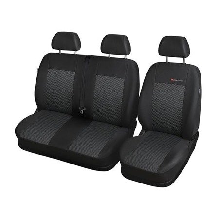 Coprisedili su misura per Ford Transit Connect Van (2013-2020) 2+1 - fodere sedili - set coprisedili auto - Auto-Dekor - Elegance - P-3