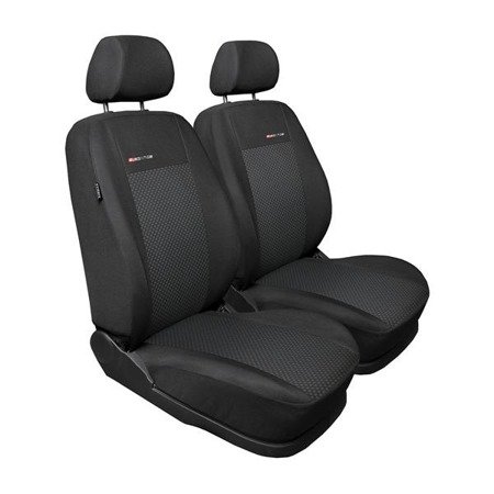 Coprisedili su misura per Volkswagen Caddy III Cargo (2004-2015) solo sedili anteriori - fodere sedili - set coprisedili auto - Auto-Dekor - Elegance - P-3