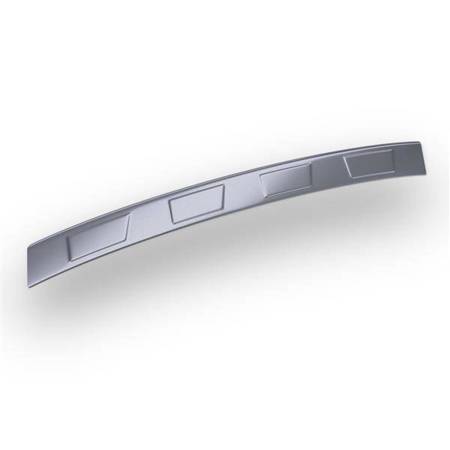 Protezione per paraurti posteriore in acciaio per Renault Megane II Berlina (4 porte) - (2002-2006) - Croni - 4 Trapezi - argento (opaco)