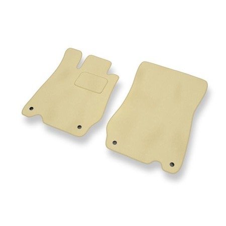 Tappetini auto in velluto per Mercedes-Benz SL R230 (2002-2012) - tappeti auto beige - DGS Autodywan